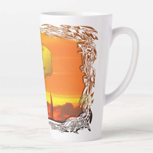 Zeilboot Sunset 1300 Latte Mok (Rechts)