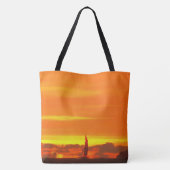 Zeilboot Sunset 1300 Tote Bag (Achterkant)