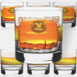 Zeilboot Sunset 1300 Whisky Glas