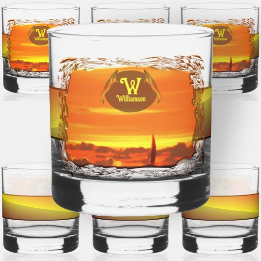 Zeilboot Sunset 1300 Whisky Glas