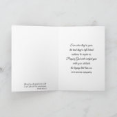 Zeilboot Sunset Sympathie Kaart (Binnen)