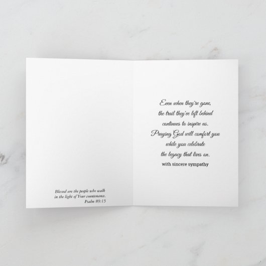 Zeilboot Sunset Sympathie Kaart (Binnen)