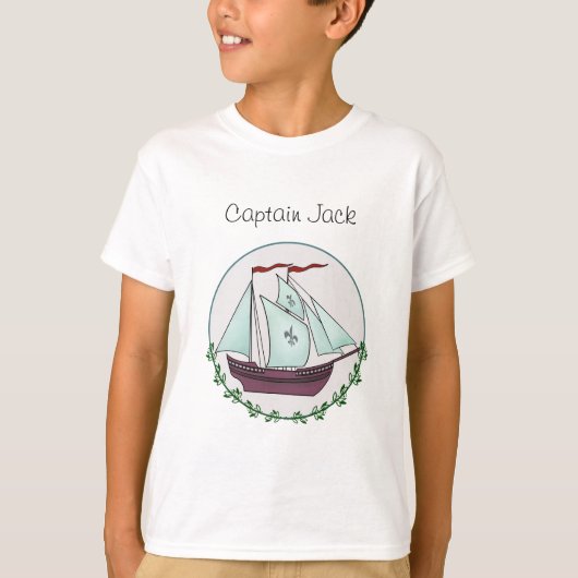 Zeilboot T-Shirt (Voorkant)