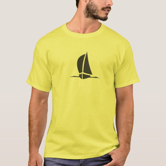 zeilboot t-shirt (Voorkant)