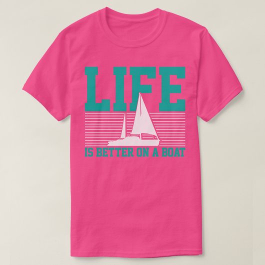 zeilboot t-shirt (Design voorkant)