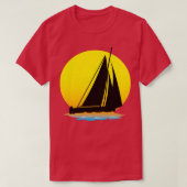 Zeilboot T-shirt (Design voorkant)