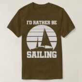 Zeilboot T-shirt (Design voorkant)
