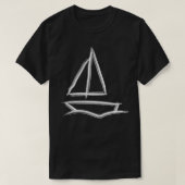 Zeilboot T-shirt (Design voorkant)