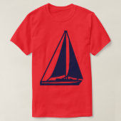Zeilboot T-shirt (Design voorkant)