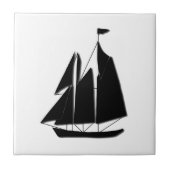 Zeilboot Tegeltje (Voorkant)