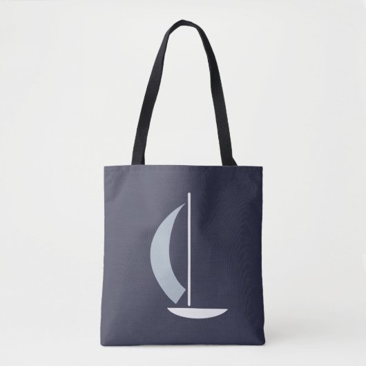 Zeilboot Tote Bag (Voorkant)
