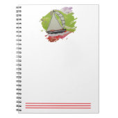 zeilboot-verfslag notitieboek (Voorkant)