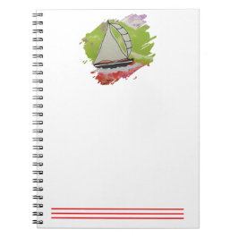 zeilboot-verfslag notitieboek