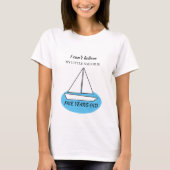 Zeilboot verjaardagsfeestje t-shirt (Voorkant)