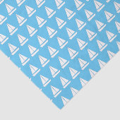 Zeilboot verjaardagsfeestje tissuepapier (Detail)