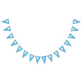 Zeilboot verjaardagsfeestje vlaggetjes (Alle)