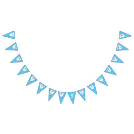 Zeilboot verjaardagsfeestje vlaggetjes