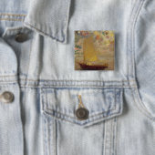 Zeilboot Vierkante Button 5,1 Cm (In situ)