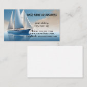 Zeilboot Visitekaartje (Voorkant / Achterkant)