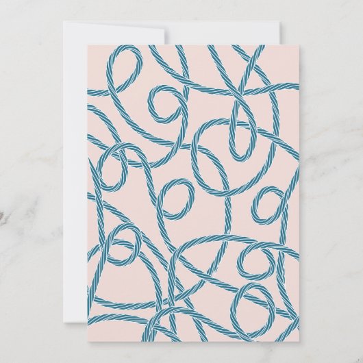 Zeilboot & Vuurtoren Roze Baby Shower Bedankt Kaart (Achterkant)