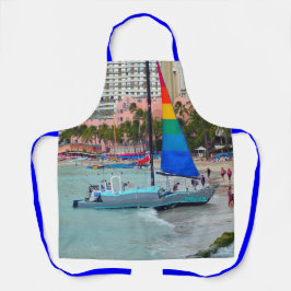 Zeilboot, Waikiki, Oahu Schort