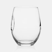 Zeilboot Wijnglas Zonder Voet (Links)