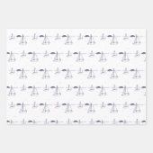 Zeilboot Wrapping Sheets - 3 vel (Voorkant)