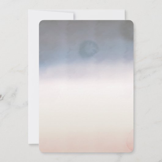 Zeilboot Zee sterren Bruiloft   Kaart (Achterkant)