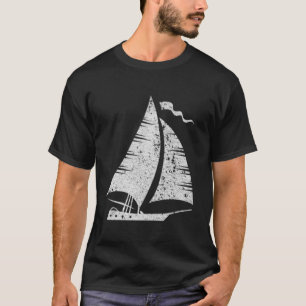 Zeilboot Zeilboot Zeiljacht Zeiljacht Motief T-shirt