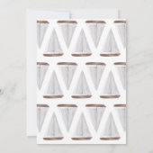 Zeilboot "Zeilen in één!" verjaardagsuitnodiging Kaart (Achterkant)