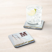 Zeilboot Zeilschip Zeilschip Ocea Monogram Drink O Onderzetter (Rechterzijde)