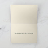 Zeilboot zonsondergang met medeleven van meeuwen kaart (Binnen)