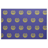 Zeilbootanker scheepvaartthema stof (Fat Quarter)