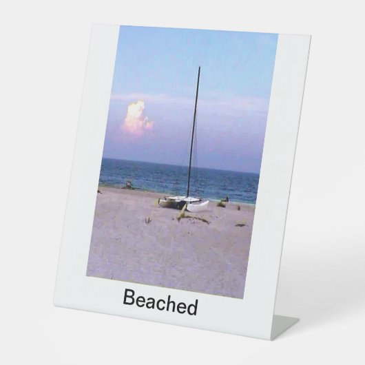 Zeilbootbanner Gibney Verticaal Intrekbaar Reclamebord Met Voetstuk (Voorkant)