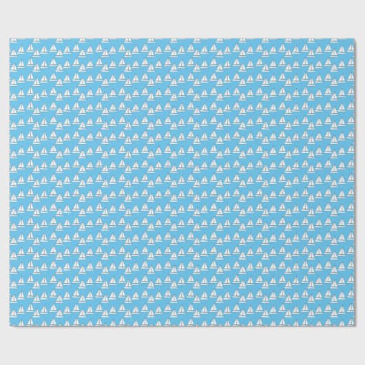 Zeilbootfeest Cadeaupapier (Vlak)