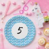 Zeilbootfeest Vijfde Verjaardag Papieren Bordje (Feest)