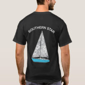 Zeilbootkapitein T-shirt (Achterkant)