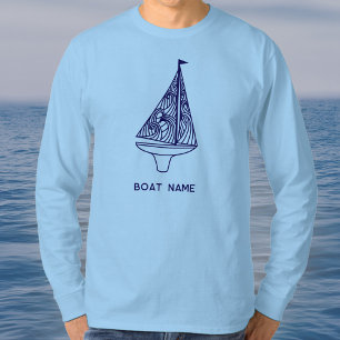 Zeilbootnaam Nautilus T-shirt