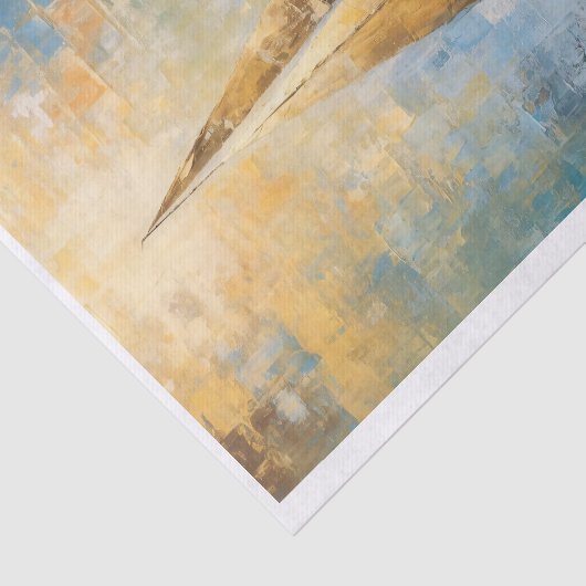 zeilbootontkoppeling tissuepapier (Detail)