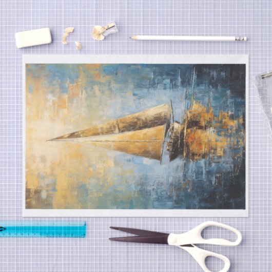 zeilbootontkoppeling tissuepapier (Craft)