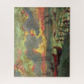 Zeilboten aan de kust (door Kimon Loghi) Legpuzzel (Verticaal)