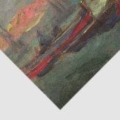 Zeilboten aan de kust (door Kimon Loghi) Tissuepapier (Detail)