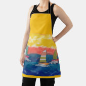Zeilboten All-Over Print Schort (Insitu)