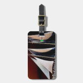 Zeilboten Bagagelabel (Voorkant verticaal)