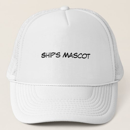 Zeilboten - Bemanner - Mascot van de scheepvaart Trucker Pet (Voorkant)