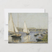 Zeilboten bij Argenteuil door Gustave Caillebotte (Voorkant)