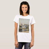 Zeilboten bij Argenteuil door Gustave Caillebotte T-shirt (Voorkant volledig)
