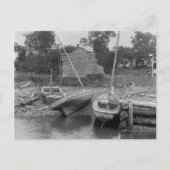 Zeilboten bij Kittery Point, 1900 Briefkaart (Voorkant)