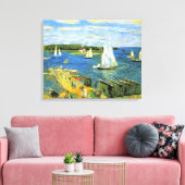 Zeilboten bij Mahone Bay in Canada Canvas Afdruk (Insitu (Woonkamer))