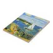 Zeilboten bij Mahone Bay in Canada Tegeltje (Zijkant)